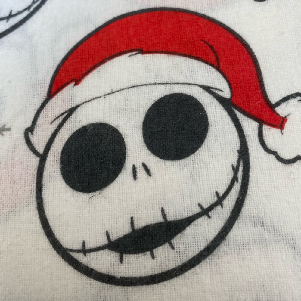 Nightmare before Christmas Twin Flannel Sheets
